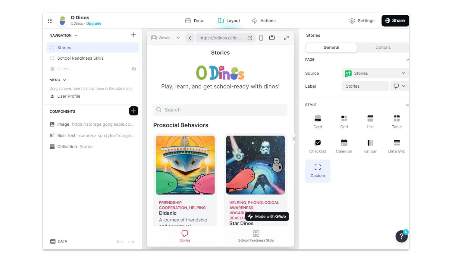 No code app builder