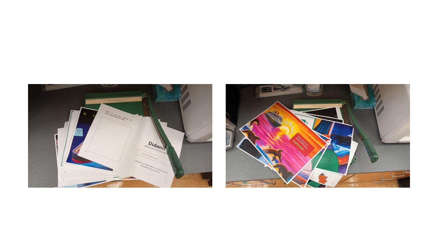 printed storybook without binding