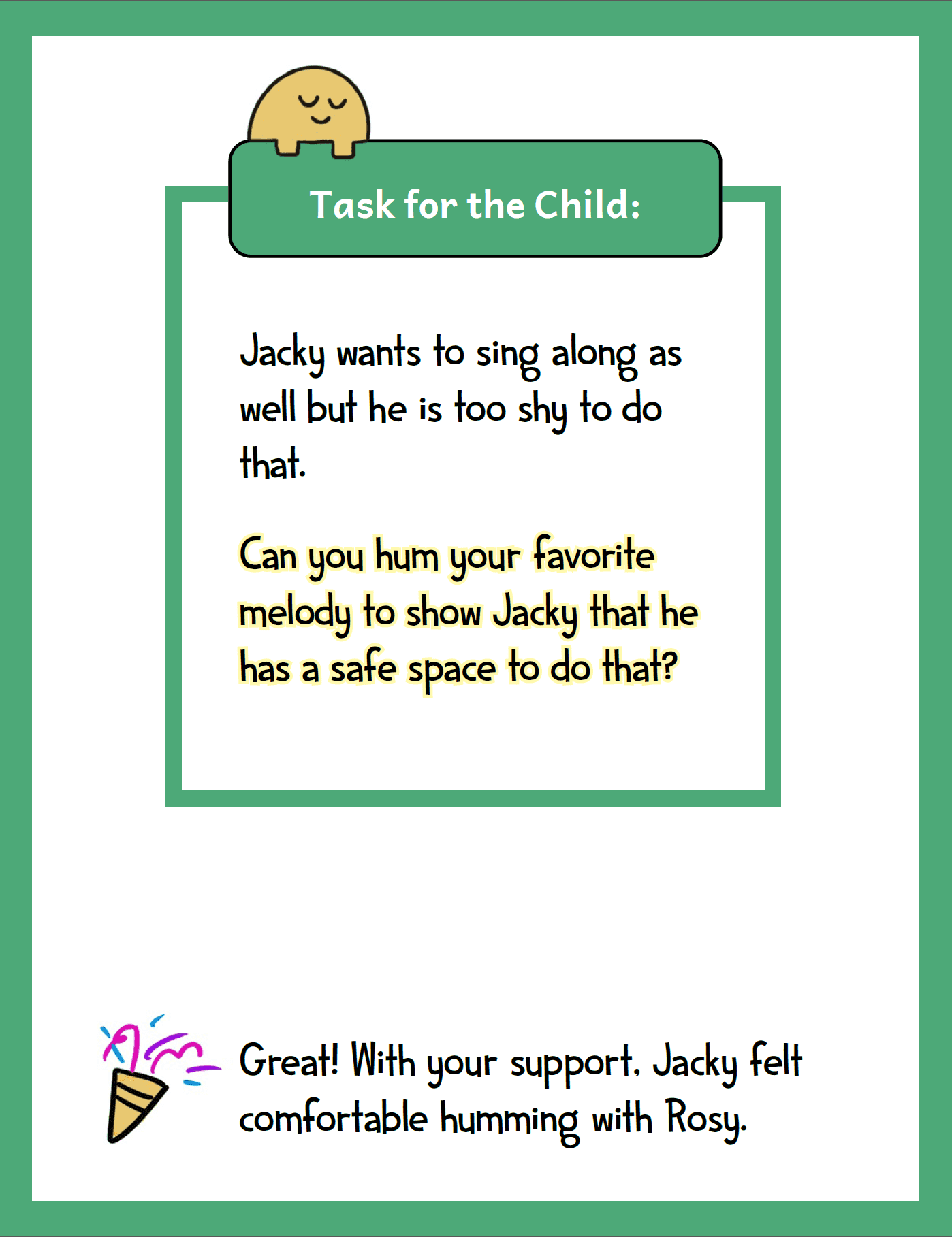 Tasks for children